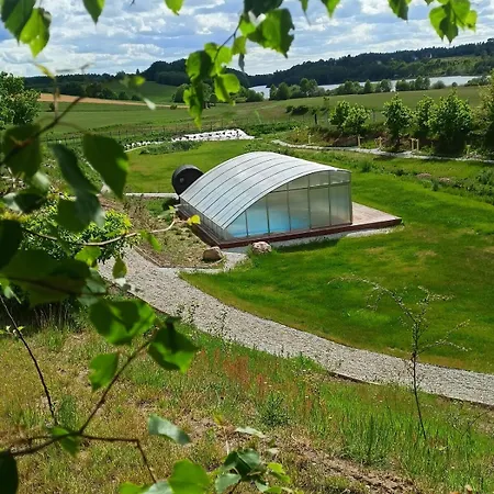 Na Kaszubach - Chabry I Rumianki - Roztoka, Przywidz - Basen Sauna Jacuzzi Kaszuby بيت للعطل