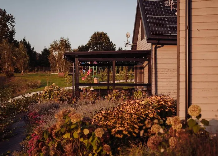 Ferienhaus Na Kaszubach - Chabry I Rumianki - Roztoka, Przywidz - Basen Sauna Jacuzzi Kaszuby *