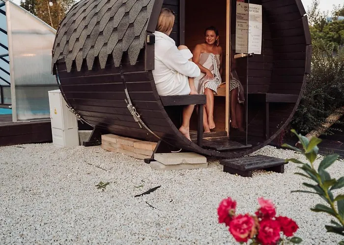 בית נופש Na Kaszubach - Chabry I Rumianki - Roztoka, Przywidz - Basen Sauna Jacuzzi Kaszuby *