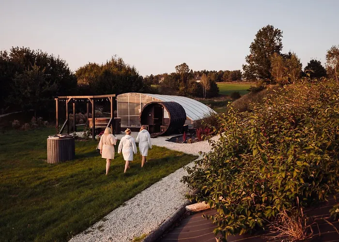 בית נופש Na Kaszubach - Chabry I Rumianki - Roztoka, Przywidz - Basen Sauna Jacuzzi Kaszuby *